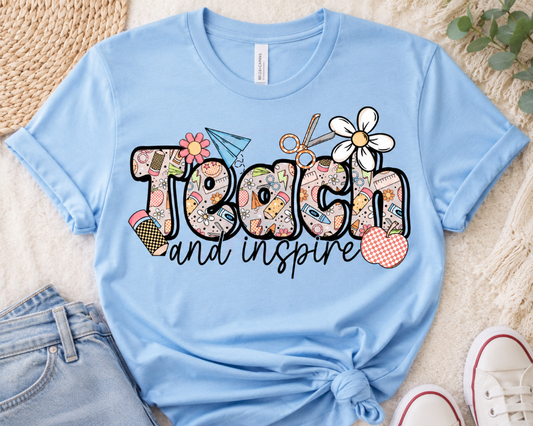 Teach & Inspire Graphic Tee|7872