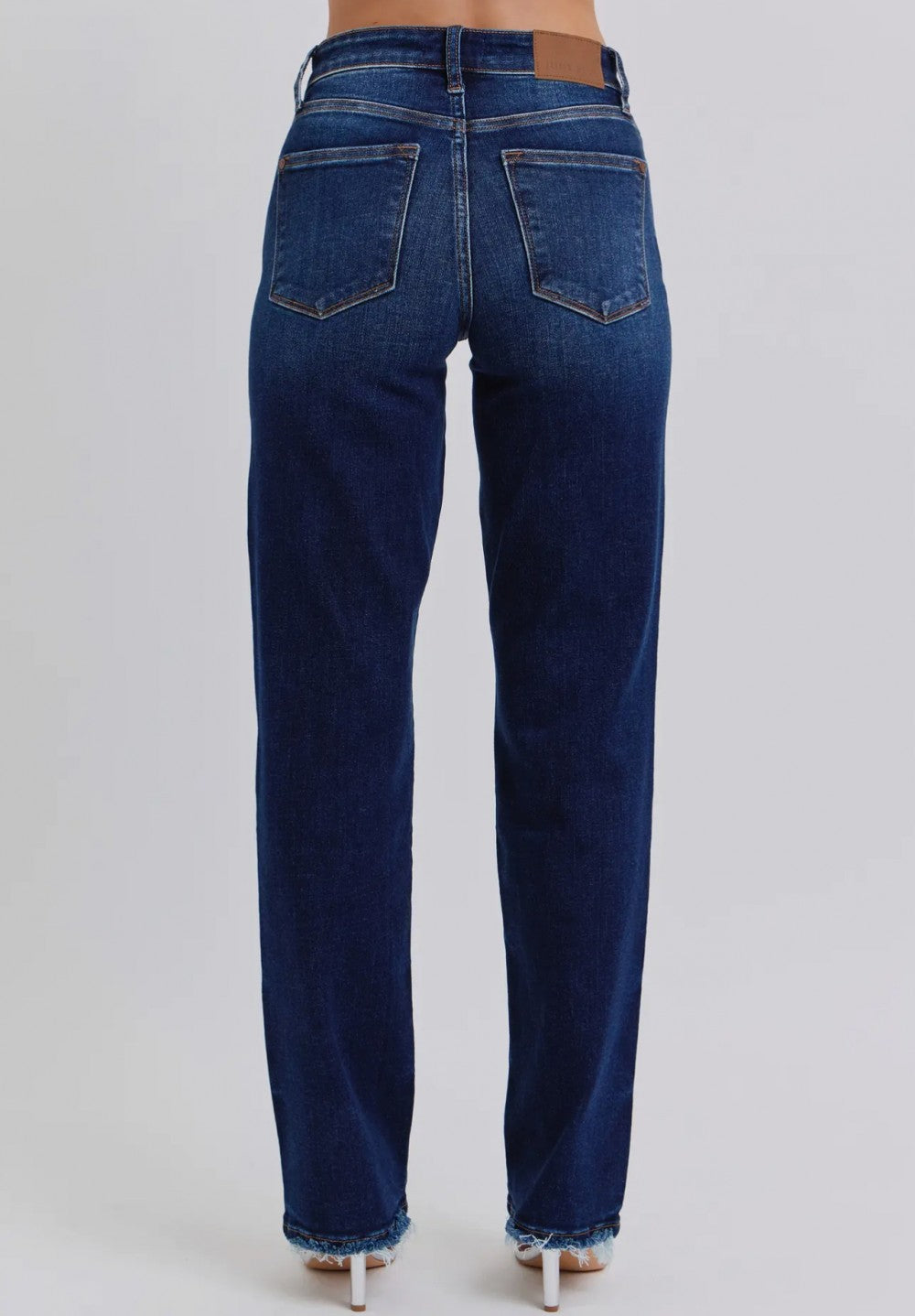 Judy Blue Mid Rise Straight Leg Jeans|1851