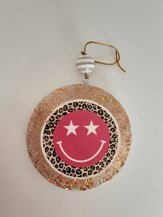 CAR FRESHIE-PINK SMILEY|1801