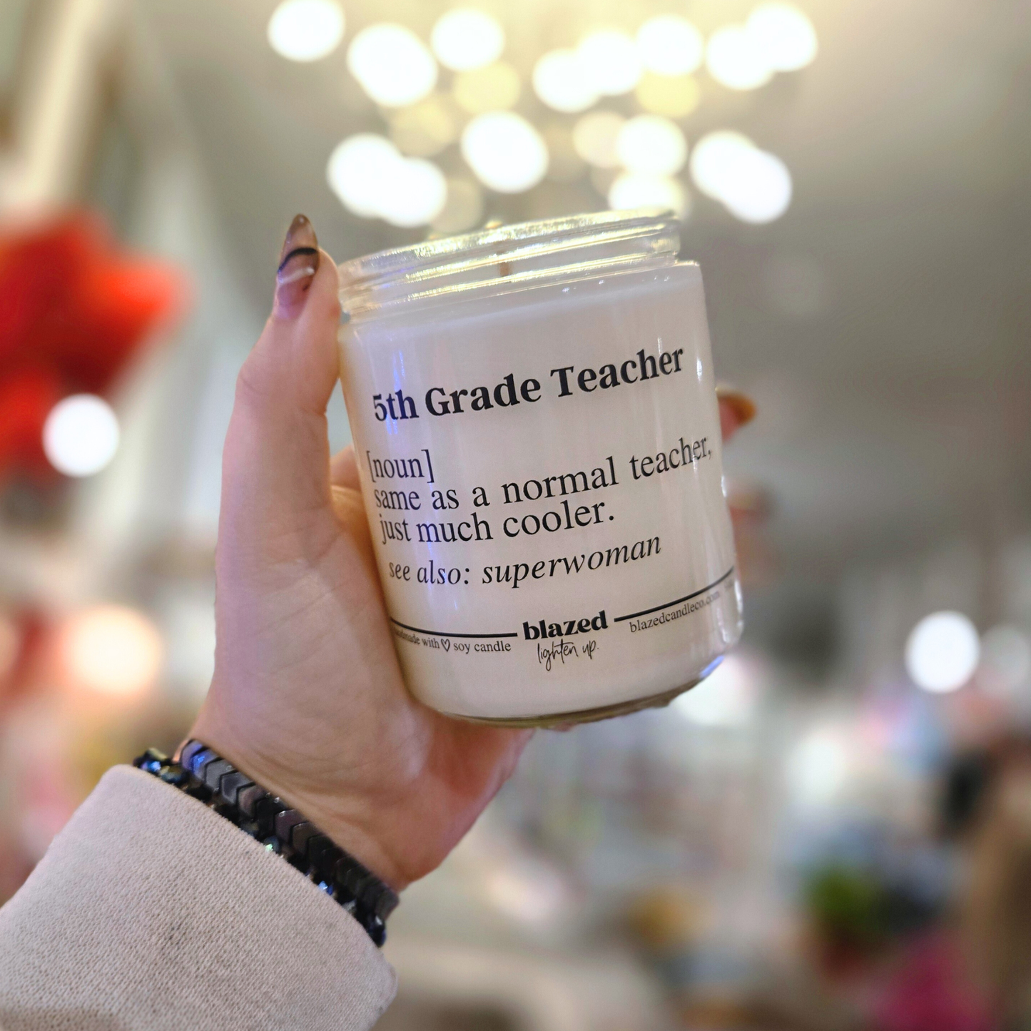 5th Grade Teacher Candle