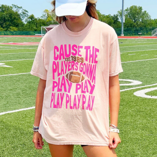 Players Gonna Play Puff Tee|1762