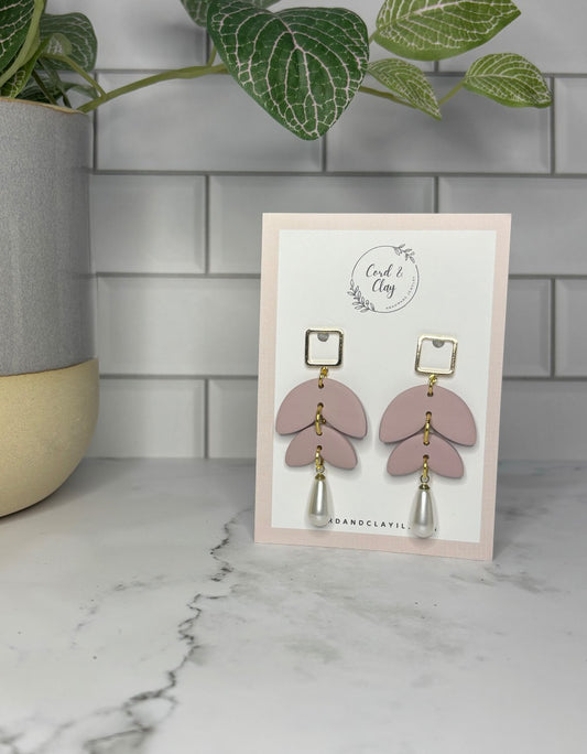 Purple Bubbly Pearl Dangles|1588