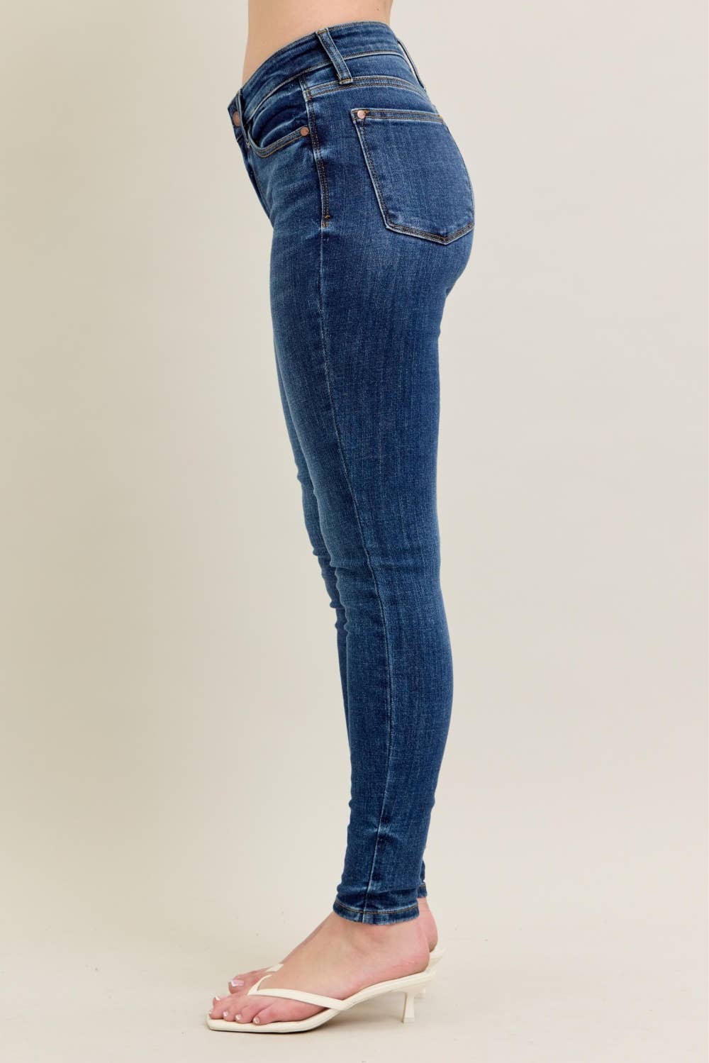 Core Mid Rise Skinny Judy Blue
