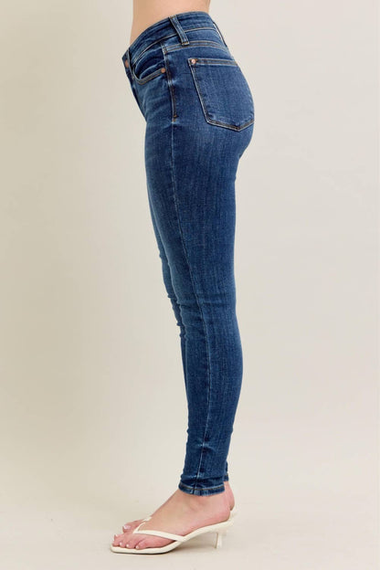 Core Mid Rise Skinny Judy Blue