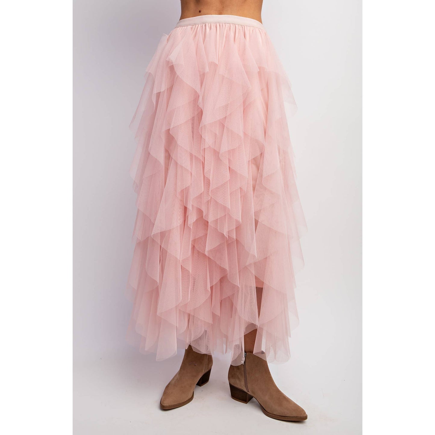 Cascading Tulle Skirt