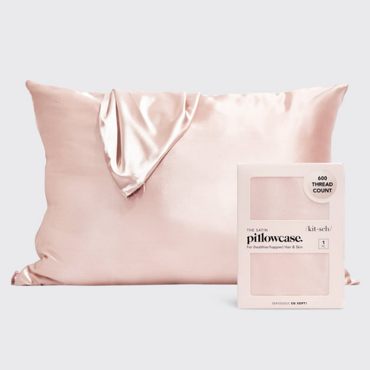Kitsch Satin Pillowcase- Blush|5593