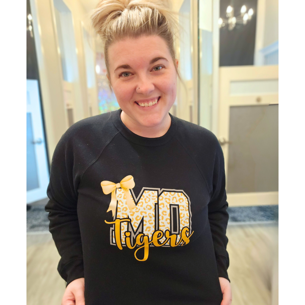 Mizzou Sweatshirt with Coquette Bow|4779