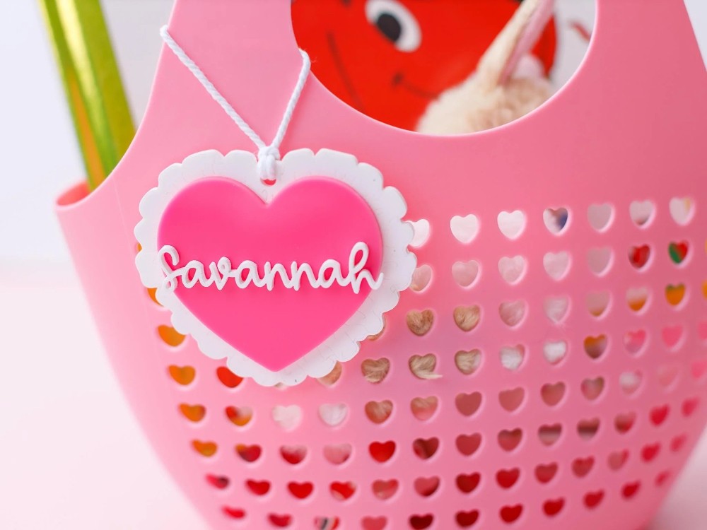 Custom Heart Name Tag|5416