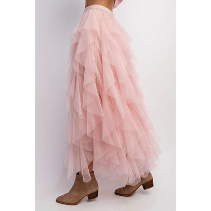Cascading Tulle Skirt