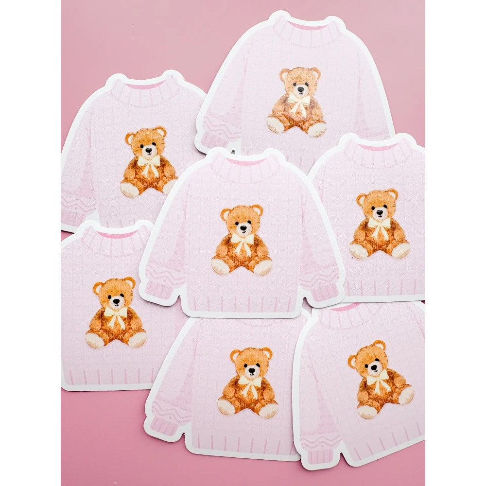 Preppy Bear Sweater Sticker|8995