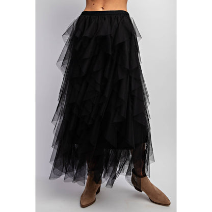 Cascading Tulle Skirt