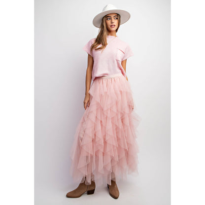 Cascading Tulle Skirt