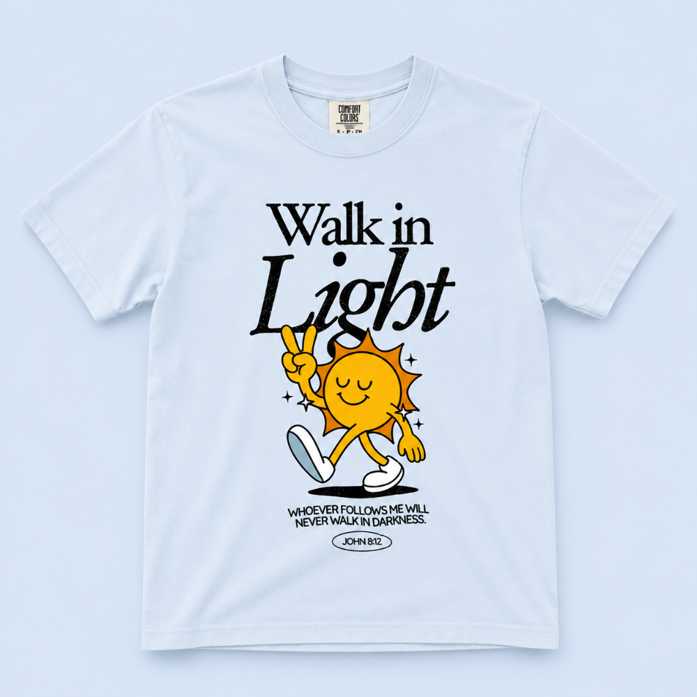 Walk In Light Tee|8005