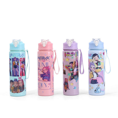 Kpop Demon Hunters Plastic Water Bottle