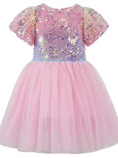 Party Girl Sequin Tulle Dress|8569