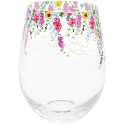 Forever Bestie - Gift Boxed 17 oz Stemless Wine Glass