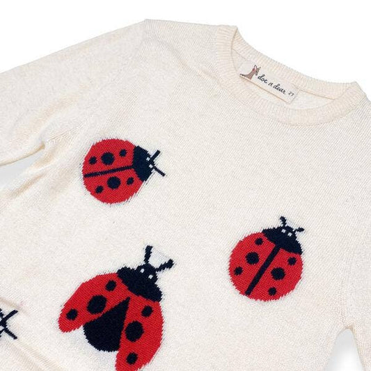 Ladybug Wooly Tunic Sweater