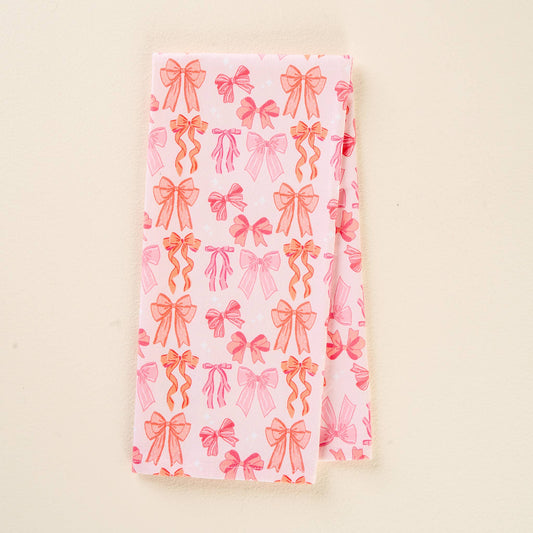 Tea Towel-Blushing Bows