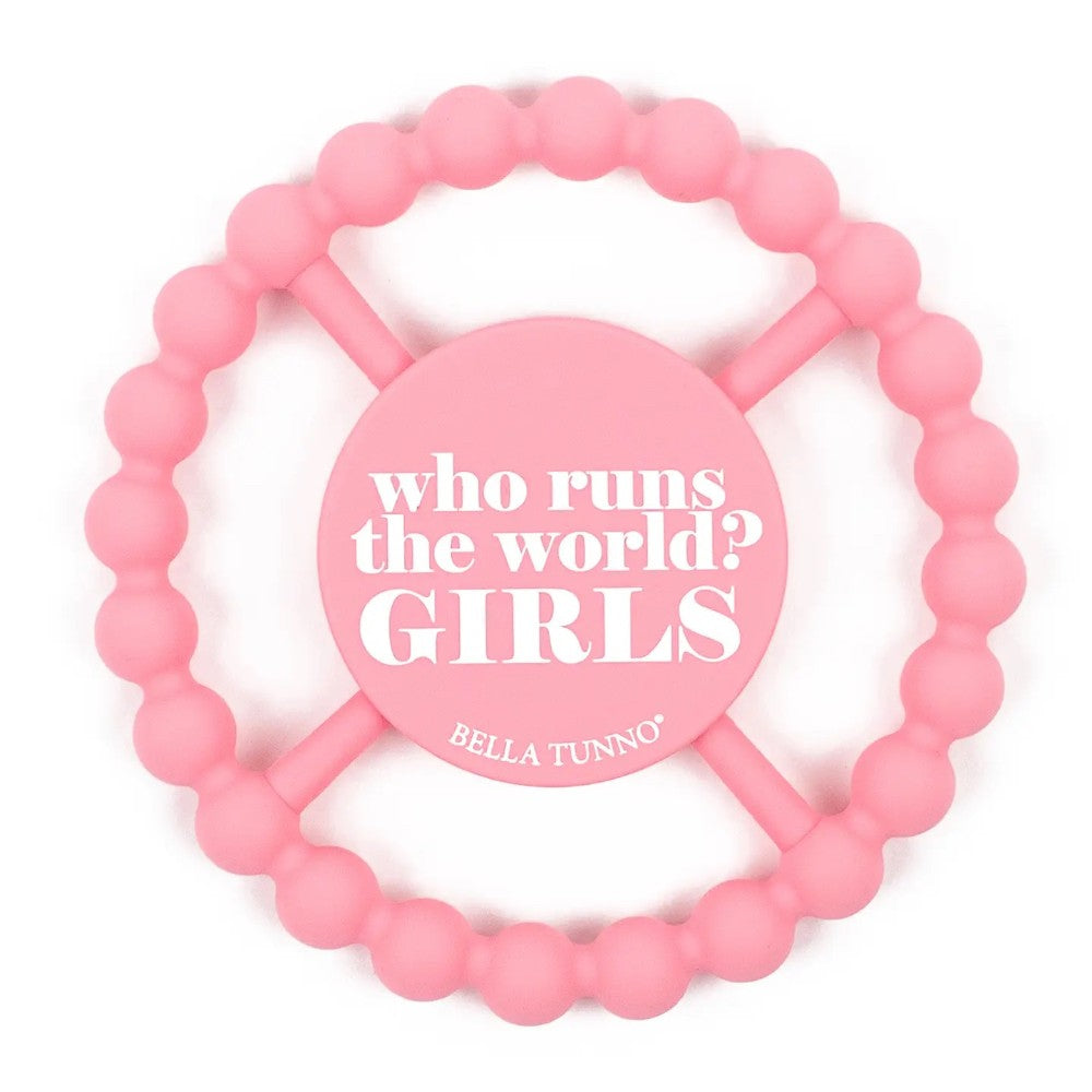 Who Runs the World Happy Teether|8501