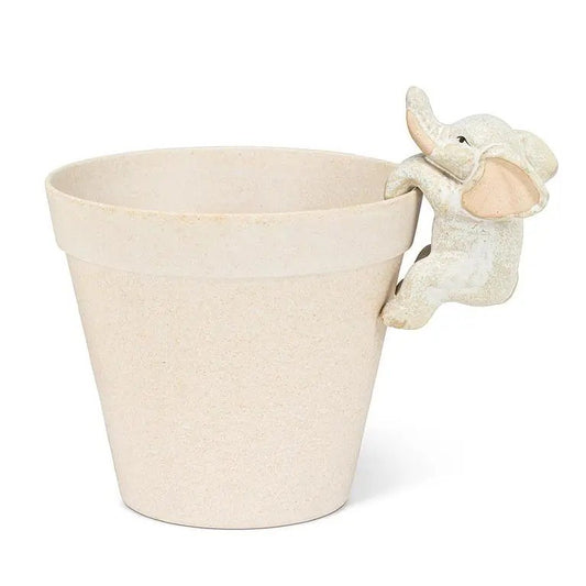 Climbing Elephant Pot Hanger-3.5"H|5726