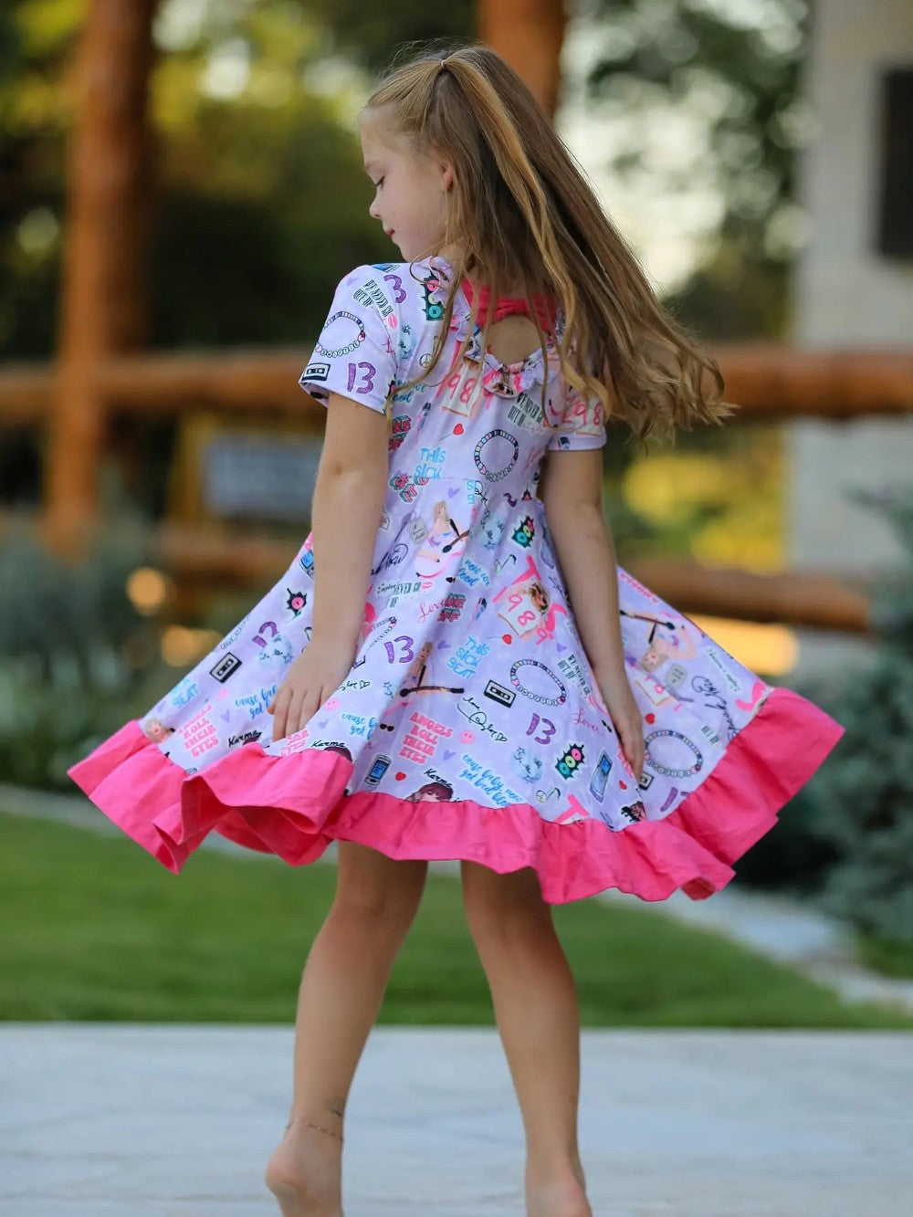 Swiftie Faves Ruffle Twirl Dress|7500