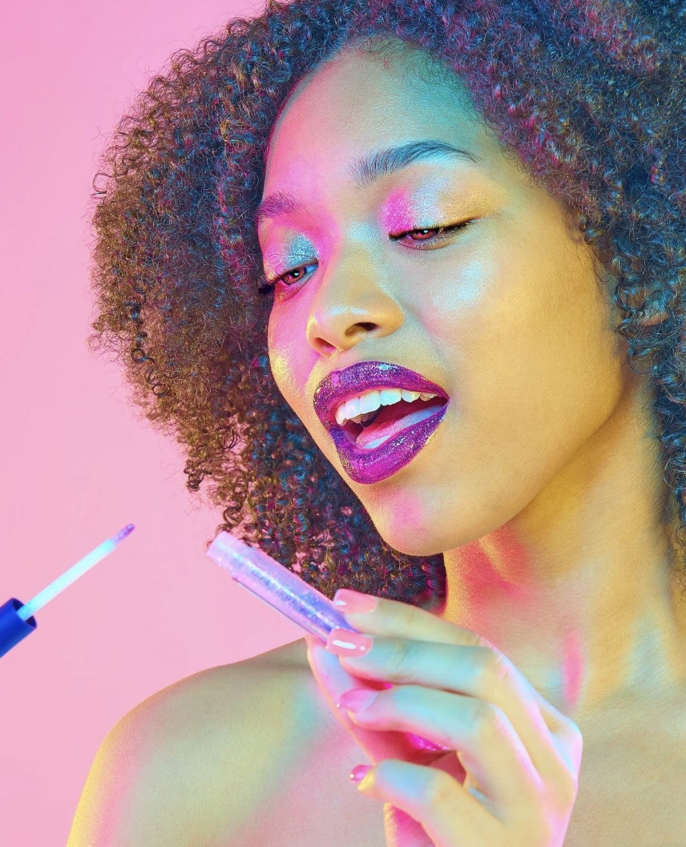 Quiet Riot 2in1 | Purple-Astro | Glitter Lip Duo | Lip Paint|8957
