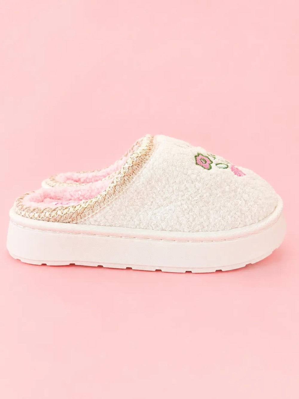 Patchwork Floral Platform Slippers|8998
