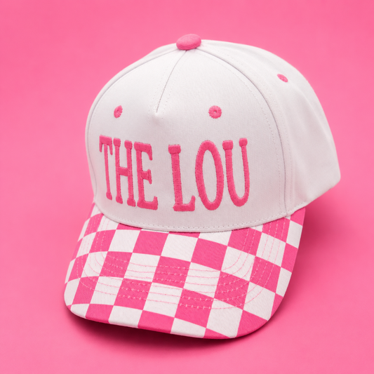 THE LOU Bubblegum Embroidered Hat|7983
