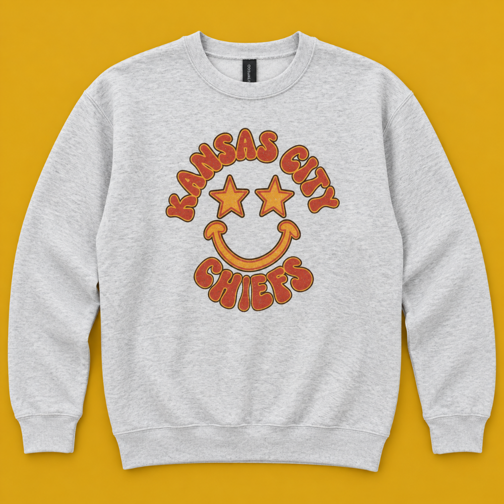 Kansas City Chiefs Smiley Crew|9011