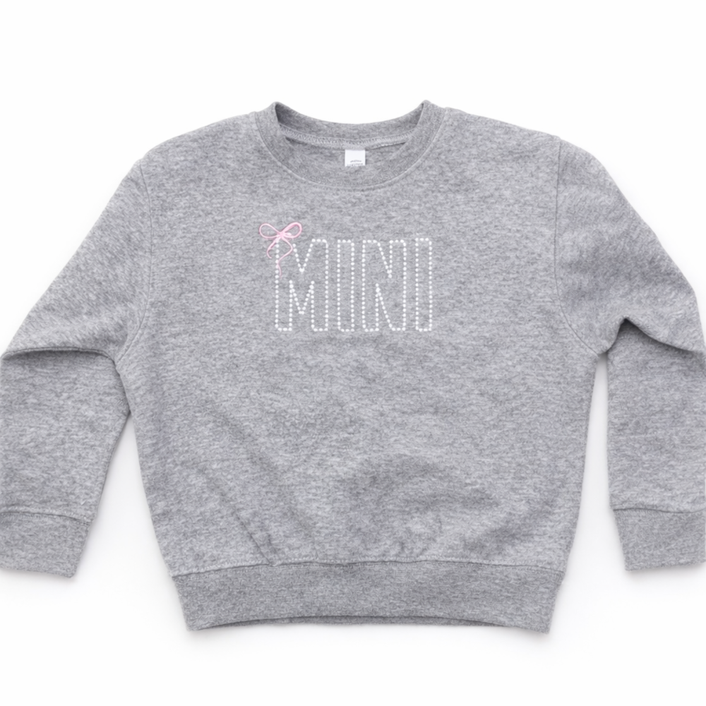 Mini Bow Sweatshirt|6071