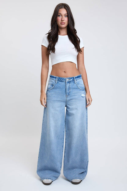 Billie Relaxed Rise Baggy Wide Leg Jeans