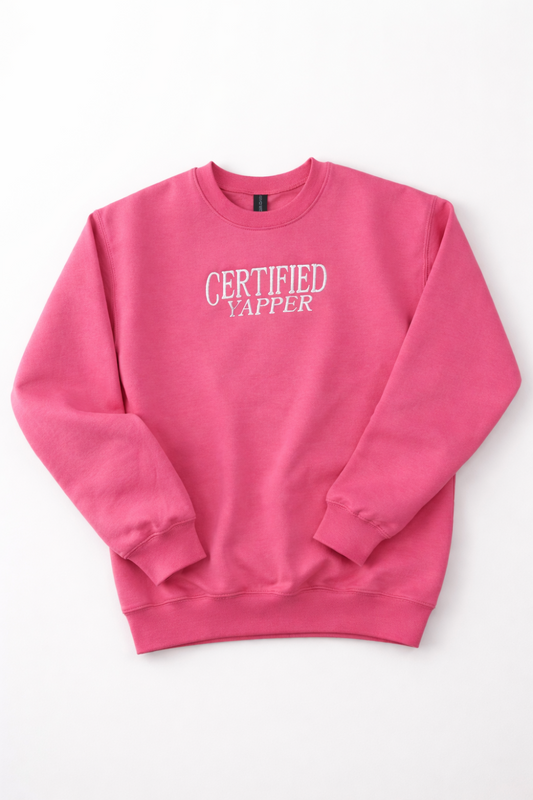 Certified Yapper Sweatshirt|5874