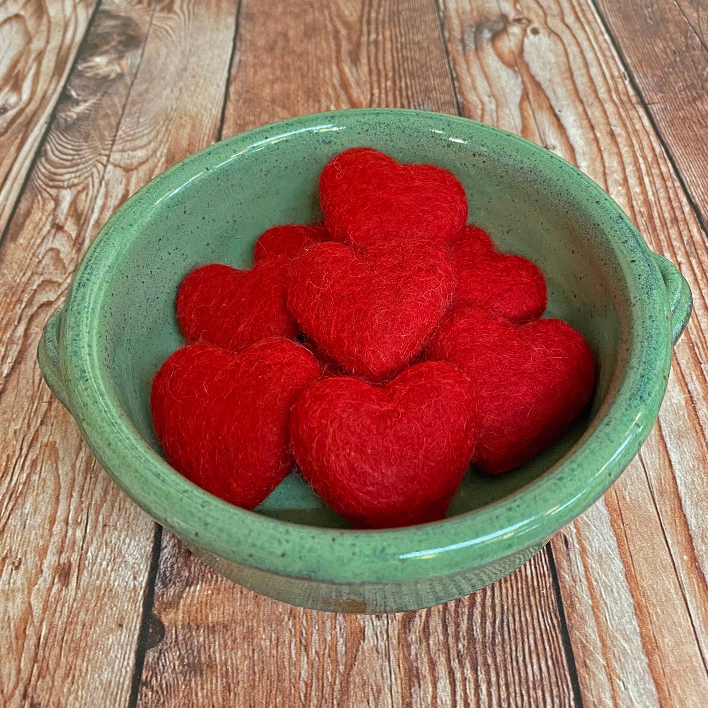 Felt Pocket Heart - Red