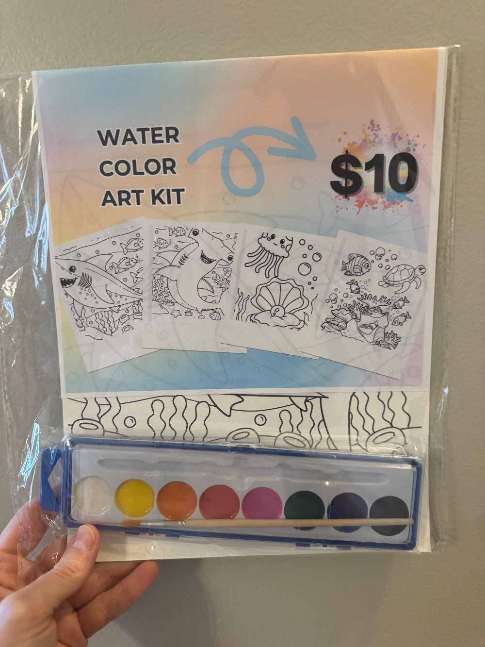 Watercolor kit- kids ocean|3322