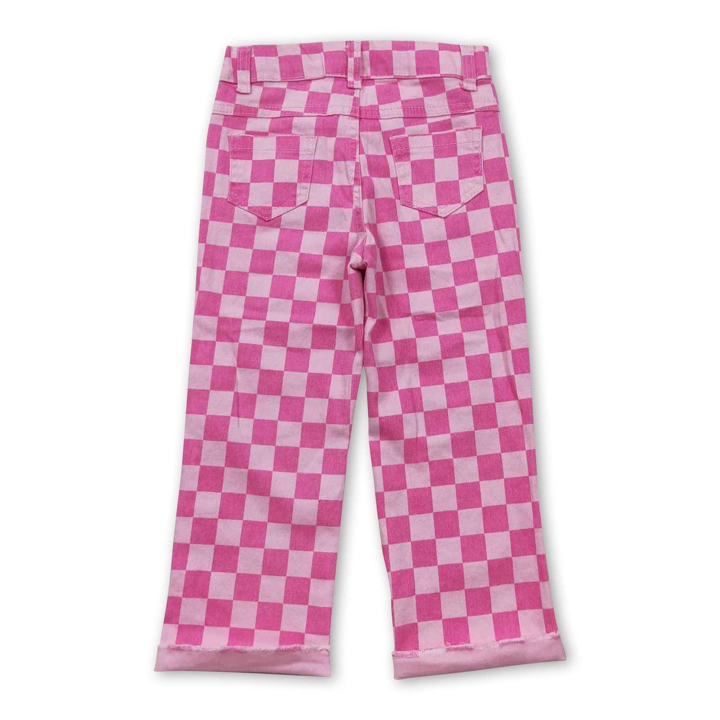 Pretty in Pink Check Pants