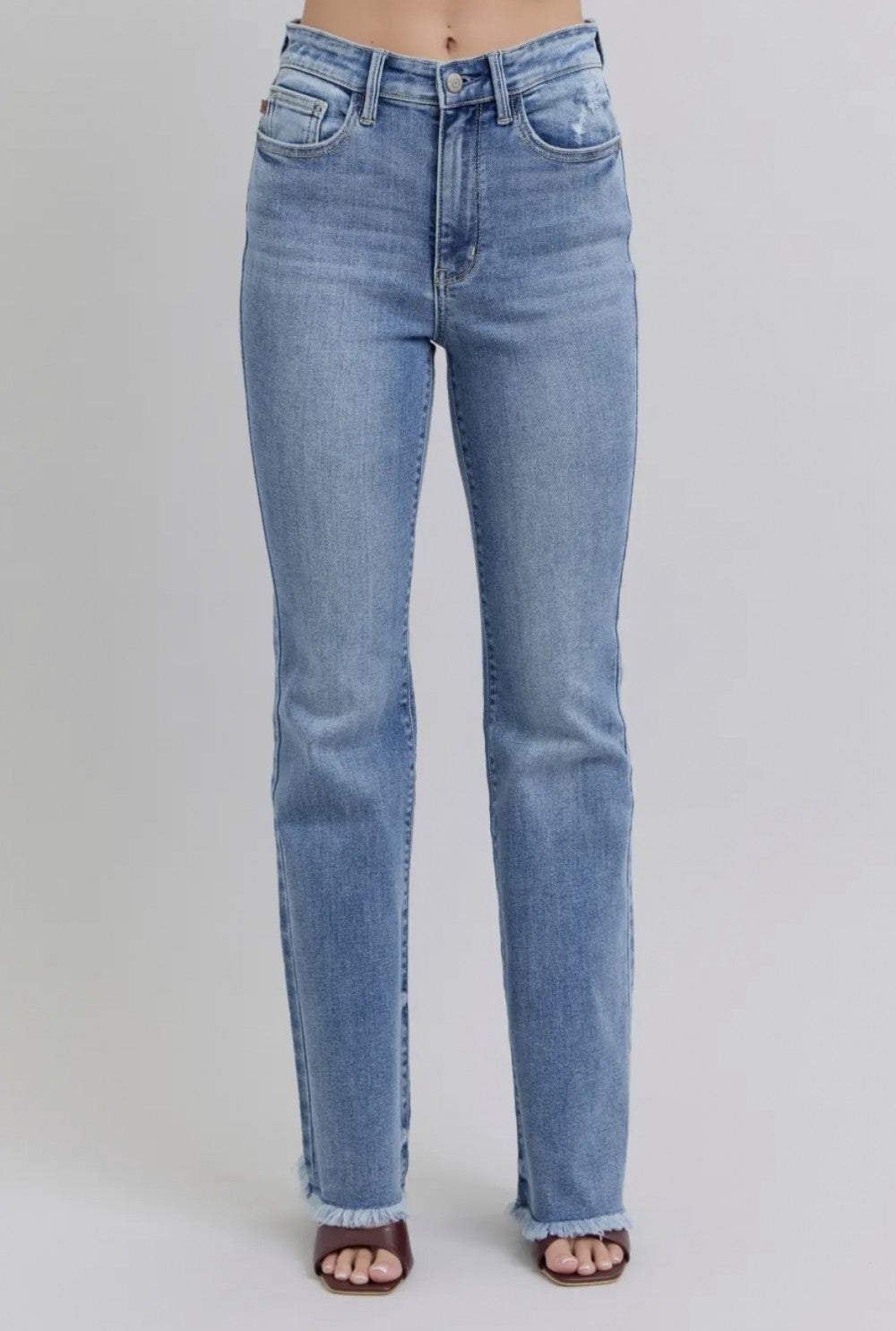 Judy Blue HW Bootcut w/ Fray|4288