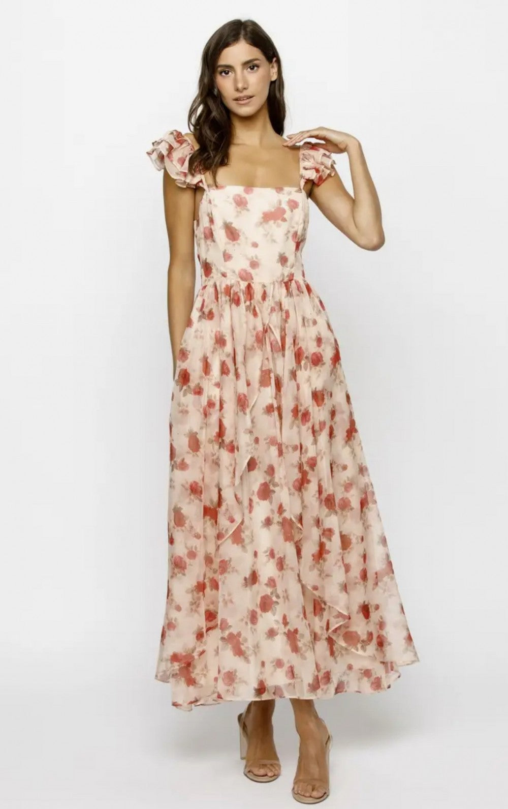 Delia Floral Maxi Dress|5765