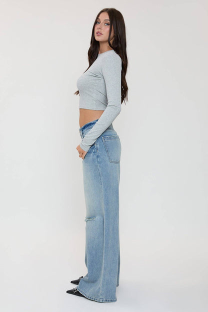 Billie Relaxed Rise Baggy Wide Leg Jeans