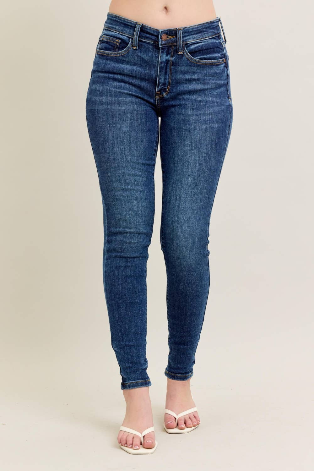Core Mid Rise Skinny Judy Blue