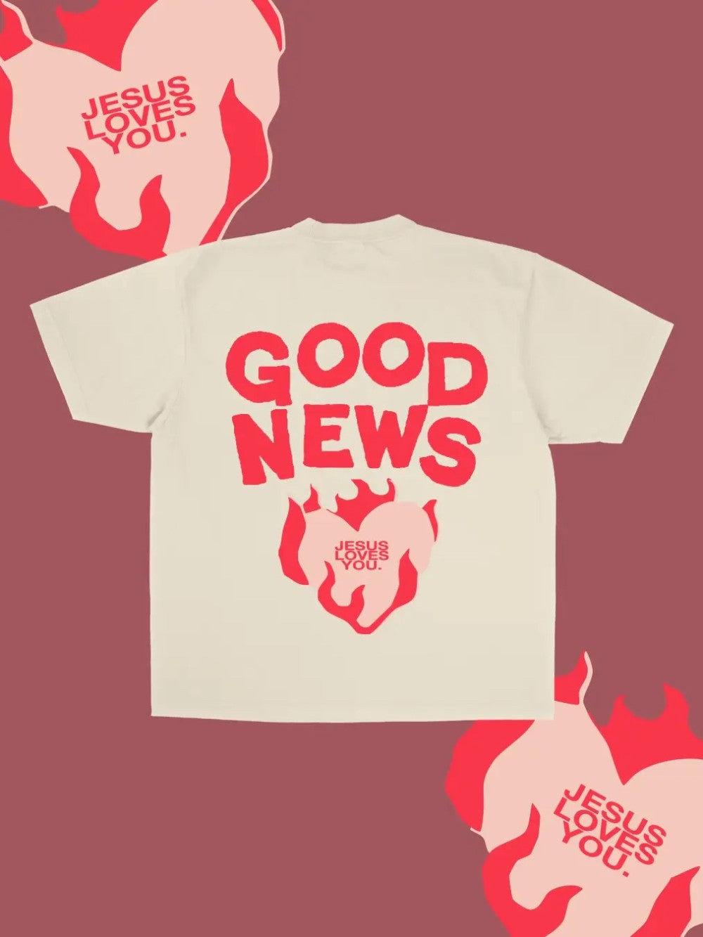 Good News JLY Tee - Ivory|7502