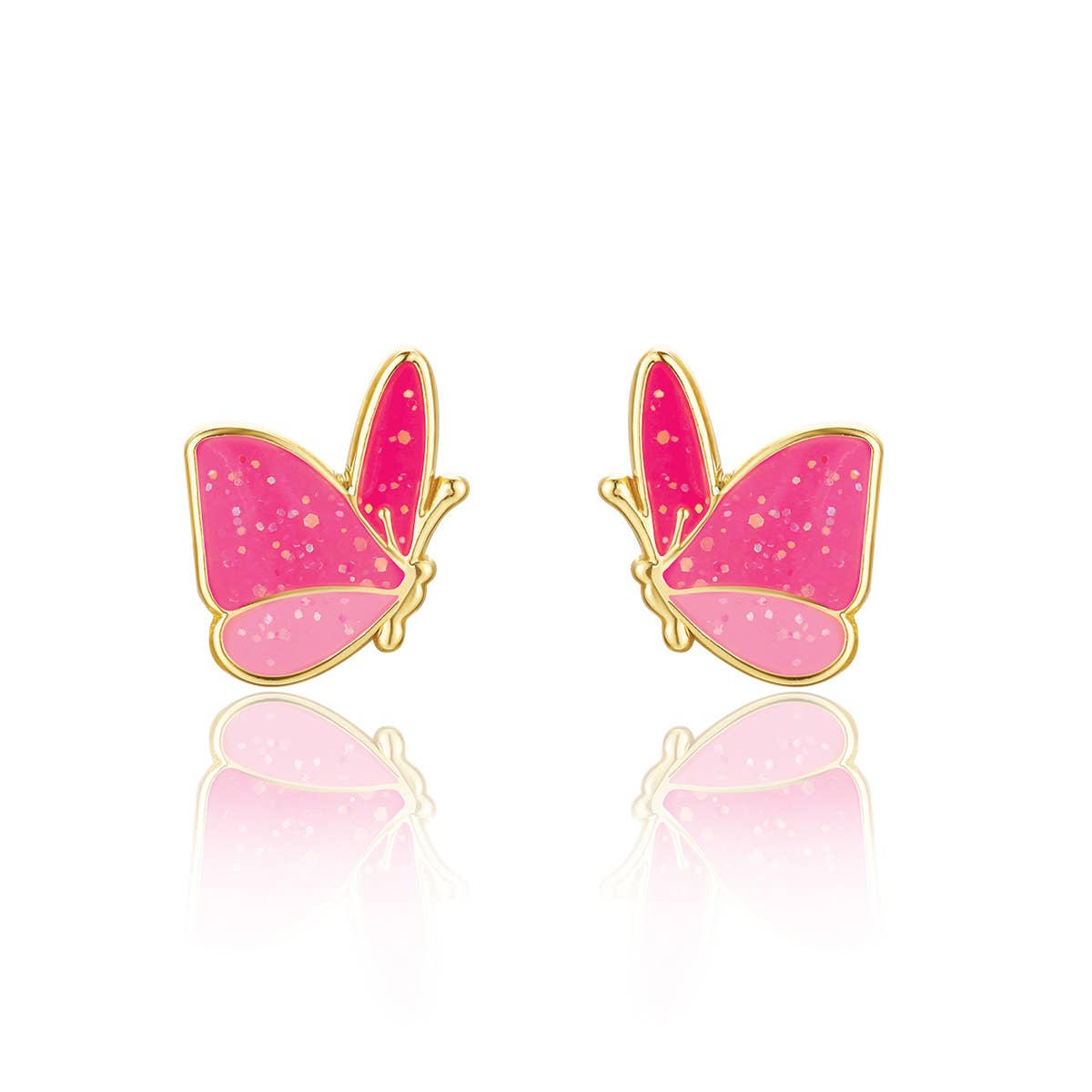 Glitter Butterfly | Cutie Stud Earrings for Girls