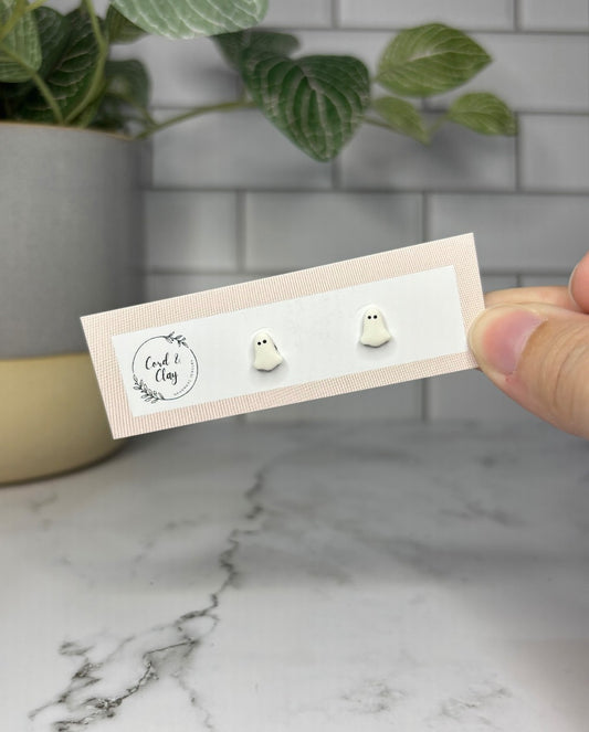 Tiny Ghost Studs|1610