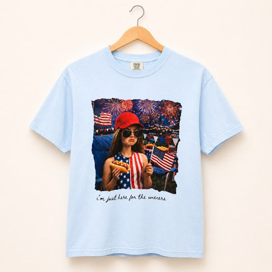 Just Here For The Wieners Tee|8065