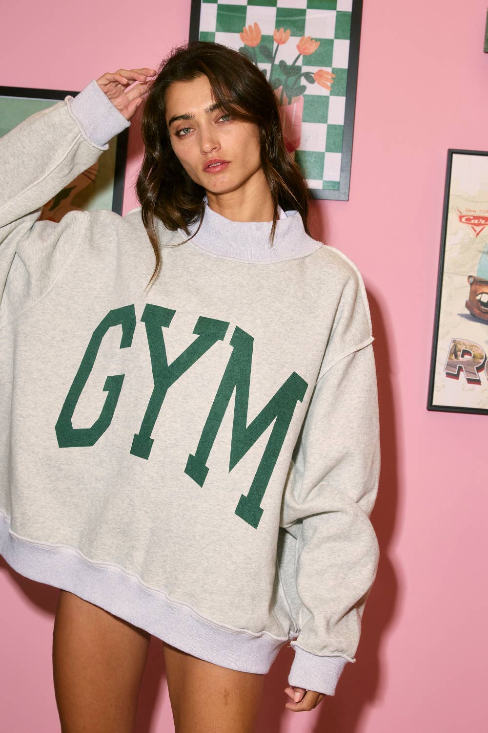 'GYM & BED' Reversible Sweatshirt