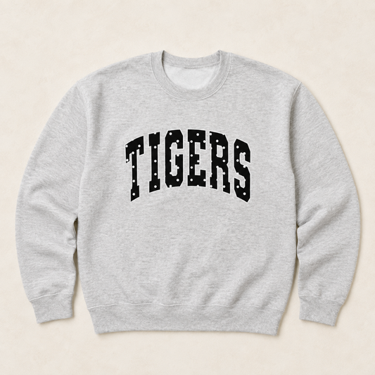 Tigers Black Polka Dots Sweatshirt|9355