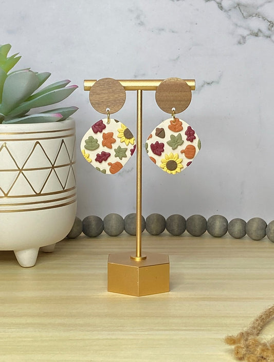 Marshmallow Fall Dangles|1525