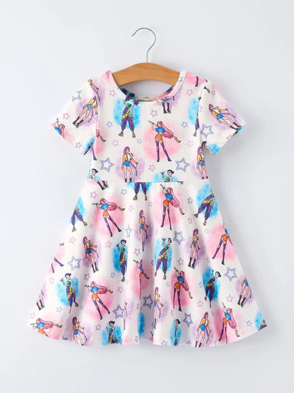 Summer Huntrix Star Twirl Dress|7667
