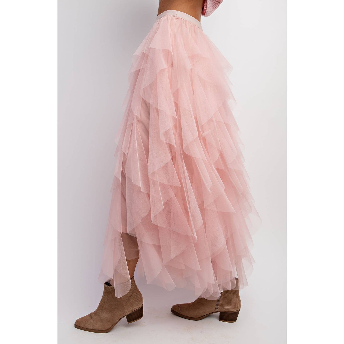 Cascading Tulle Skirt