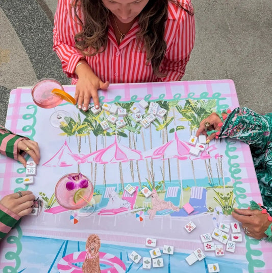Pool Party Mahjong Mat|7992