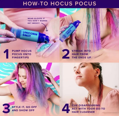 Hocus Pocus Hair Paint | Pink-Tap Tap | Wash Out Hair Paint|8914
